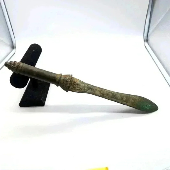 Ancient Bronze Sword from Thailand 15 in Short bladed - Picture 1 of 7
